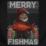 Kép 2/3 - Merry fishmas férfi póló (B_fekete)