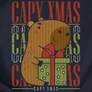 Kép 2/3 - Capy xmas (ajándékozós) férfi póló (B_sötétkék)