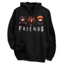 Harry potter friends kapucnis pulóver (Fekete)