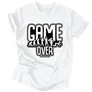 Game over evolúció férfi póló (Fehér)