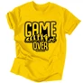 Game over evolúció férfi póló (Citrom)