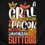 Kép 2/8 - A grill császára férfi póló (B_Fekete)