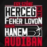 Egy szőke herceg audiban férfi póló (B_Fekete)