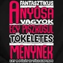 Fantasztikus anyósa (menynek) női póló (B_fekete)
