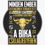 Minden ember (horoszkópos) (bika) fém bögre (B_fehér