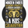 Minden ember (horoszkópos) (kos) fém bögre (B_fehér
