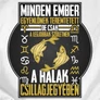 Minden ember (horoszkópos) (halak) kis párna (B_fehér)