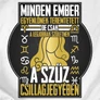 Minden ember (horoszkópos) (szűz) kis párna (B_fehér)