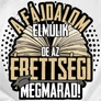 Az érettségi megmarad férfi kis párna (B_Fehér)