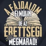 Az érettségi megmarad férfi póló (B_Sötétkék)