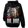 Kép 1/2 - Dr. Dre kapucnis pulóver (Fekete)