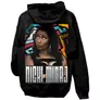 Kép 1/2 - Nicki Minaj kapucnis pulóver (Fekete)