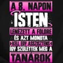 Megszülettek a tanárok női póló (B_fekete)