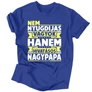 Hivatásos nagypapa férfi póló (Királykék)