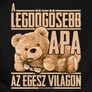A legdögösebb apa férfi póló (B_fekete)
