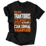 Én egy ... keresztapa vagyok férfi póló (Fekete)