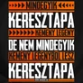 Kemény legény férfi póló (B_fekete)
