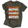Kemény legény férfi póló (Grafit)
