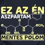 Aszpartám mentes férfi póló (B_Sötétkék)