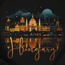 Hungary férfi póló (B_fekete)