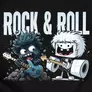Kép 2/2 - Rock &amp; Roll női póló (B_fekete)