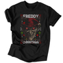 Kép 1/2 - Freddy christmas férfi póló (Fekete)