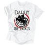 Kép 1/6 - Daddy of dogs férfi póló (Fehér)
