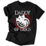 Daddy of dogs férfi póló (Fekete)