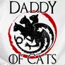 Kép 3/6 - Daddy of cats férfi póló (B_fehér)
