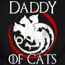 Kép 2/6 - Daddy of cats férfi póló (B_fekete)
