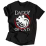 Kép 1/6 - Daddy of cats férfi póló (Fekete)