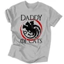 Daddy of cats férfi póló (Szürke)