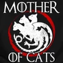Mother of catsnői póló (B-fekete)