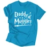 Daddy of muggles férfi póló (Türkiz)