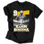 Kép 1/3 - Karim Benzema szurkolói férfi póló (Fekete)