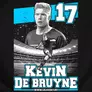 Kép 2/3 - Kevin De Bruyne szurkolói férfi póló (B_Fekete)