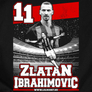 Kép 2/3 - Zlatan Ibrahimovic szurkolói férfi póló (B_Fekete)