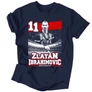 Zlatan Ibrahimovic szurkolói férfi póló (Sötétkék)