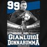 Kép 2/4 - Gianluigi Donnarumma szurkolói férfi póló (B_Fekete)