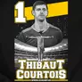Kép 2/4 - Thibaut Courtois szurkolói férfi póló (B_Fekete)