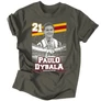 Paulo Dybala szurkolói férfi póló (Grafit)