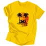 Kép 5/5 - Summer vibes férfi póló (Sárga)