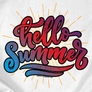 Kép 2/5 - Hello summer férfi póló (B_fehér)