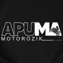 Kép 2/2 - APUMA motorozik kapucnis pulóver (B_Fekete)