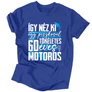Tökéletes X éves motoros férfi póló (Királykék)