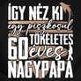 Tökéletes X éves nagypapa férfi póló (B_Fekete)