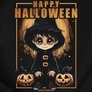 Kép 2/2 - Happy halloween férfi póló (B_fekete)