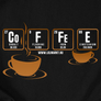 Kép 2/3 - Coffee periódusos rendszer férfi póló (B_fekete)