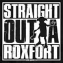Kép 2/5 - Straight Outta Roxfort férfi póló (B_fekete)