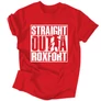 Straight Outta Roxfort férfi póló (Piros)